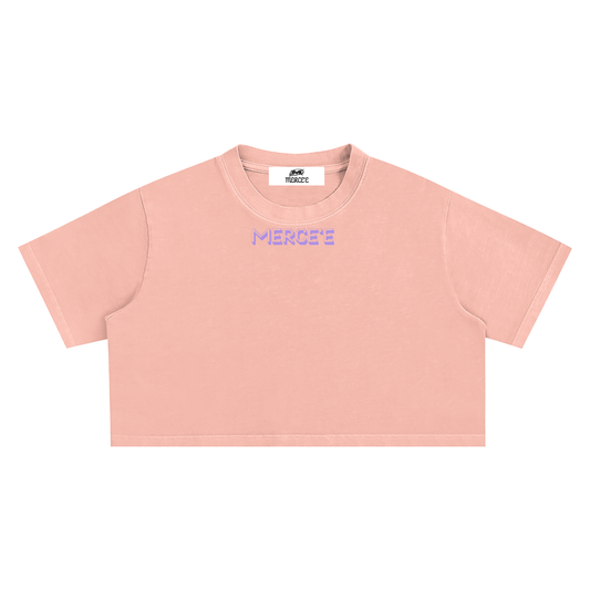 Snow Washed Crop Top