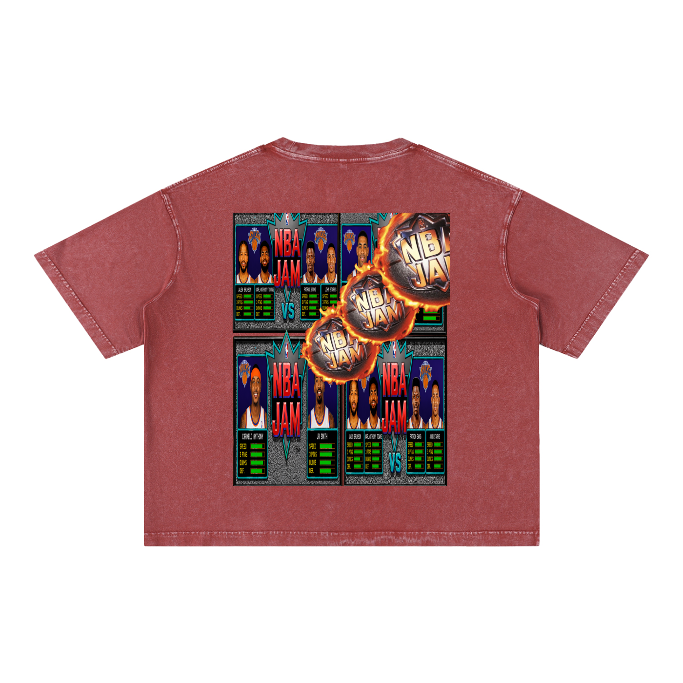 Mineral Wash Boxy Cotton T-Shirt