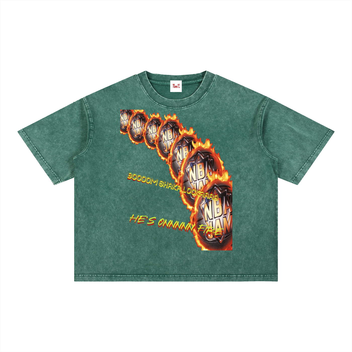 Mineral Wash Boxy Cotton T-Shirt