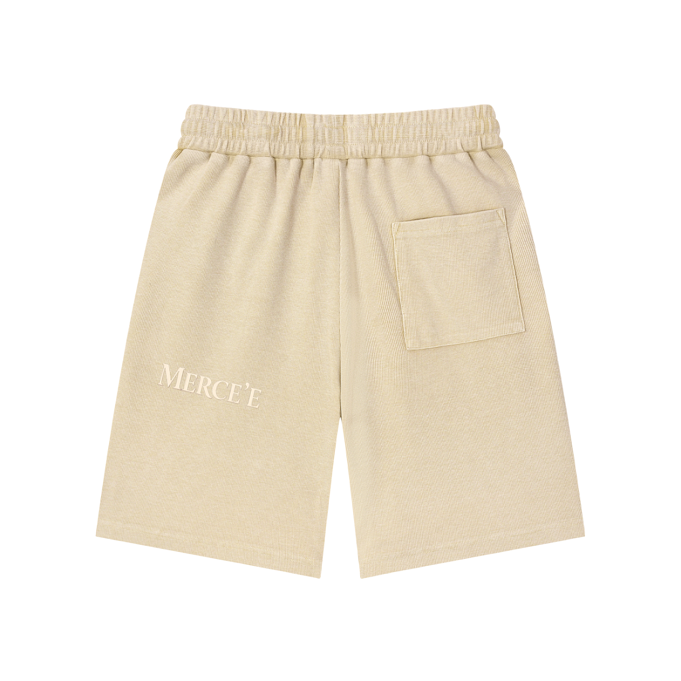 Mineral Wash Waffle Knit Shorts