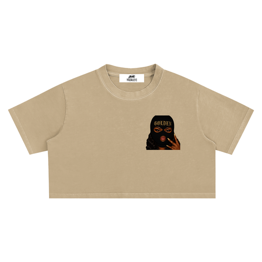 Snow Washed Crop Top
