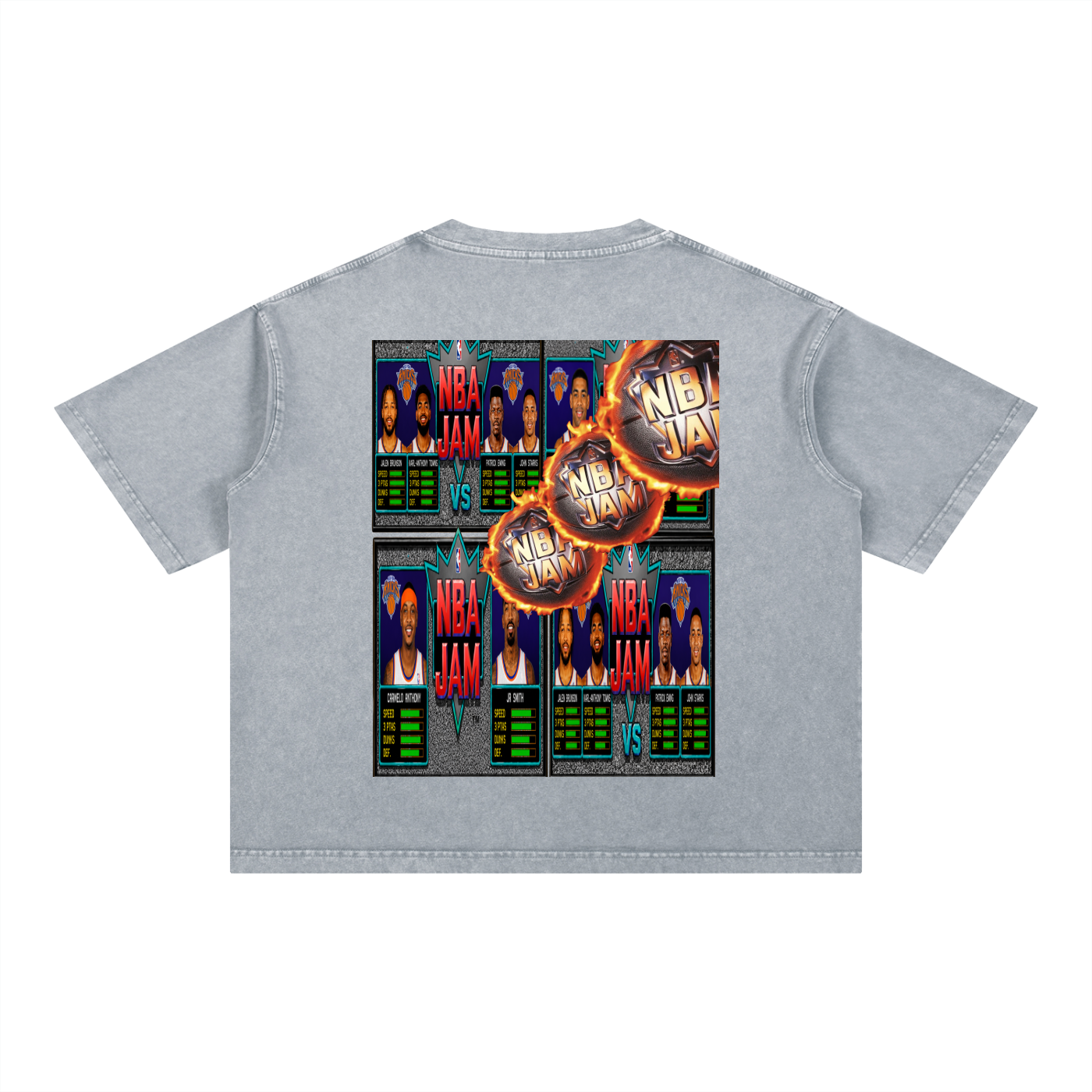 Mineral Wash Boxy Cotton T-Shirt