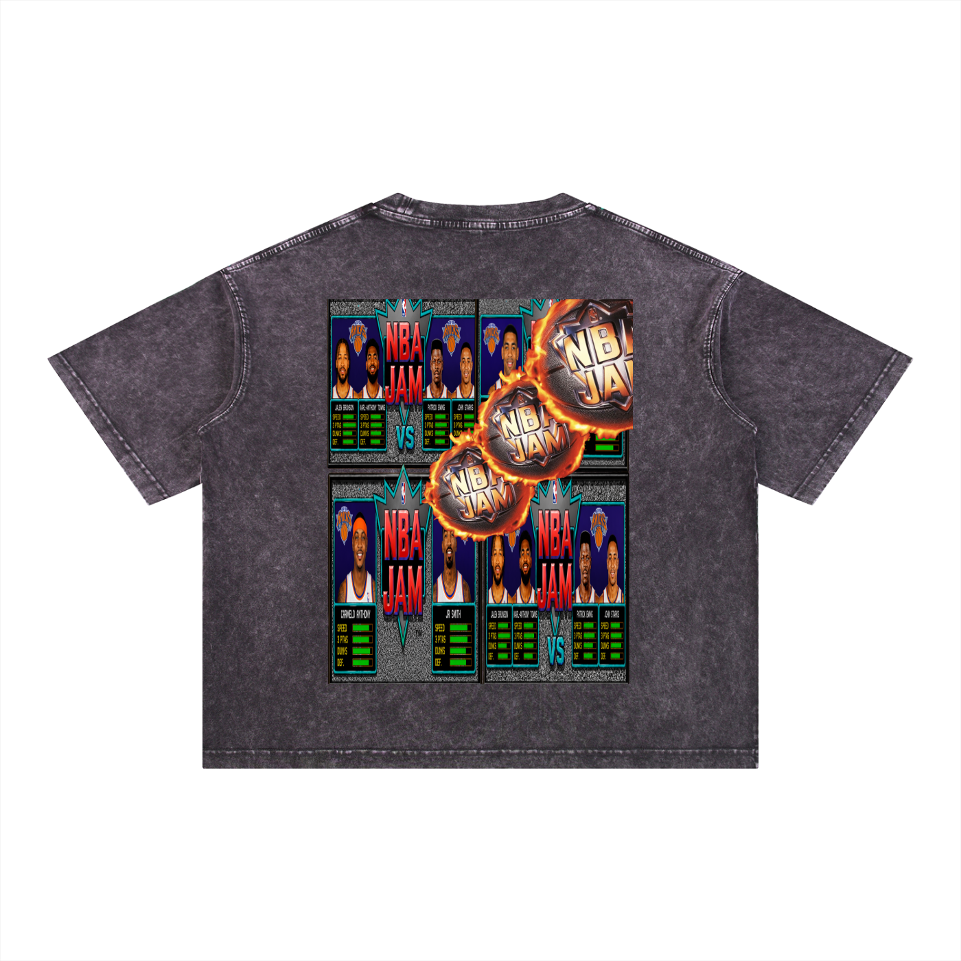 Mineral Wash Boxy Cotton T-Shirt
