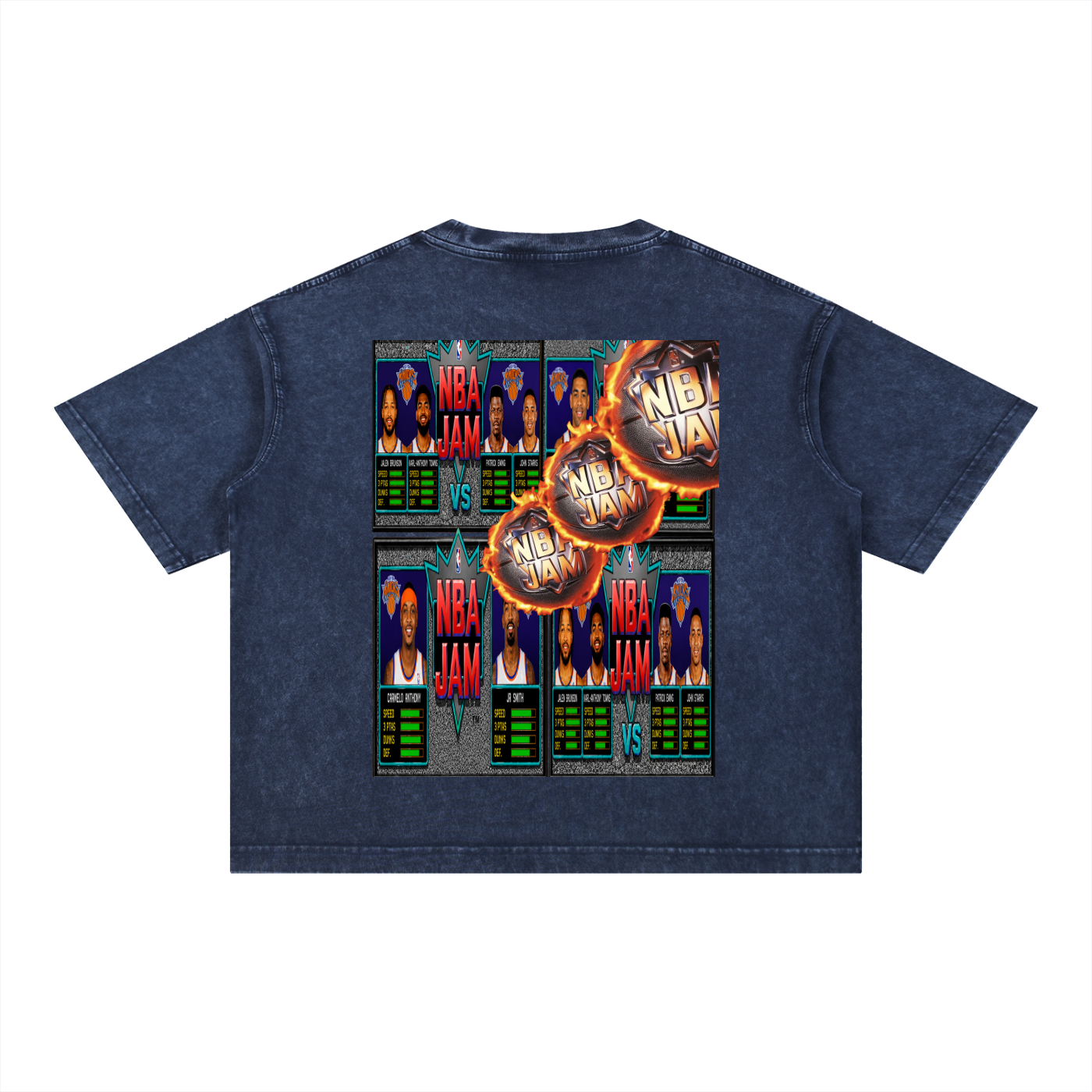 Mineral Wash Boxy Cotton T-Shirt