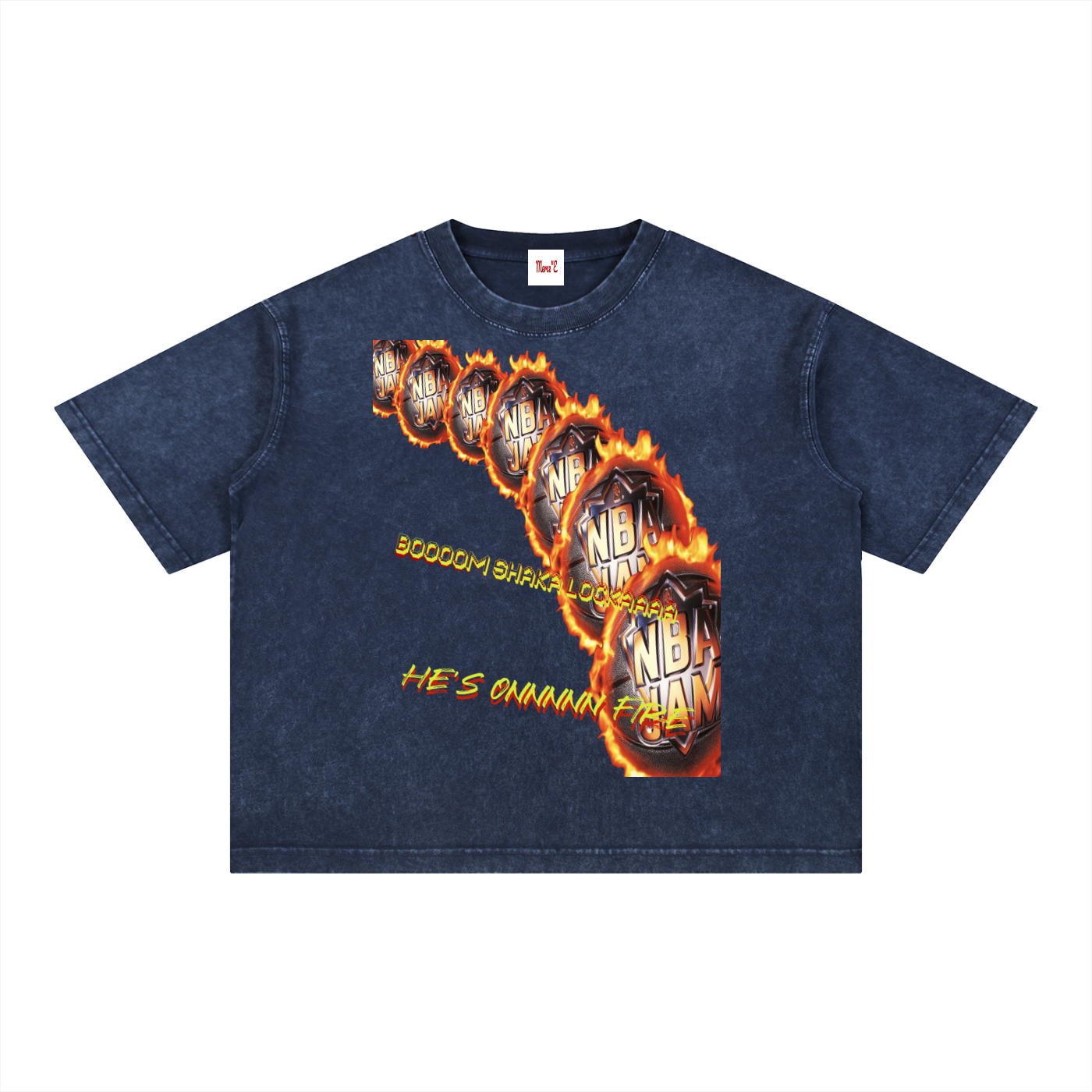 Mineral Wash Boxy Cotton T-Shirt