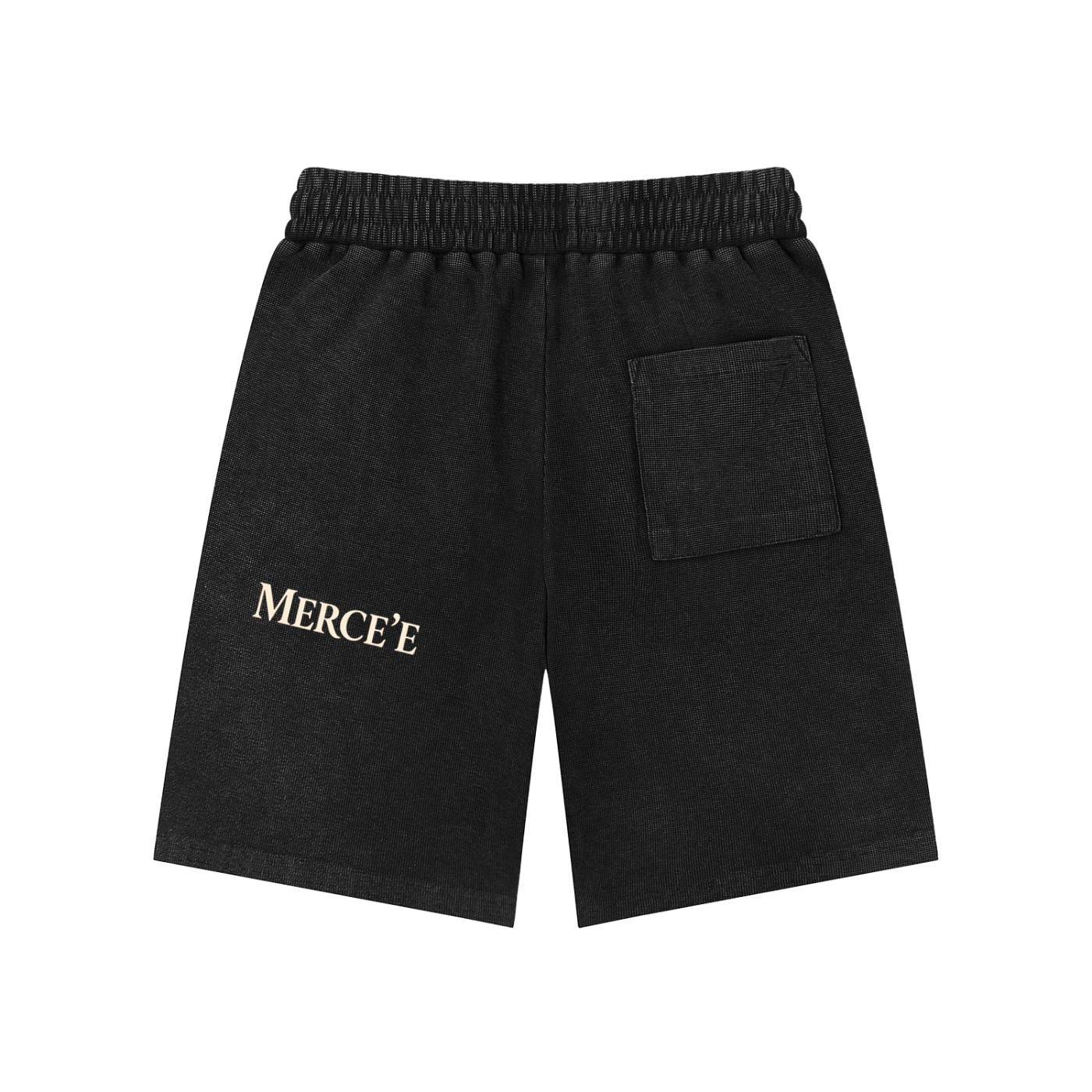 Mineral Wash Waffle Knit Shorts