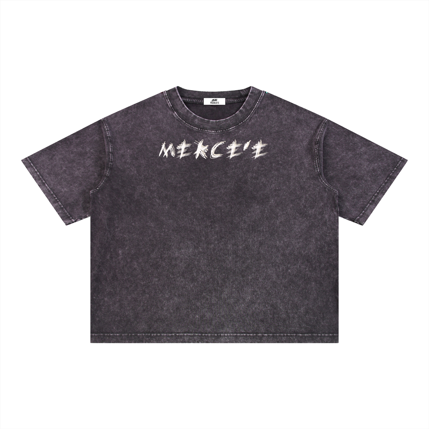 Mineral Wash Boxy Cotton T-Shirt