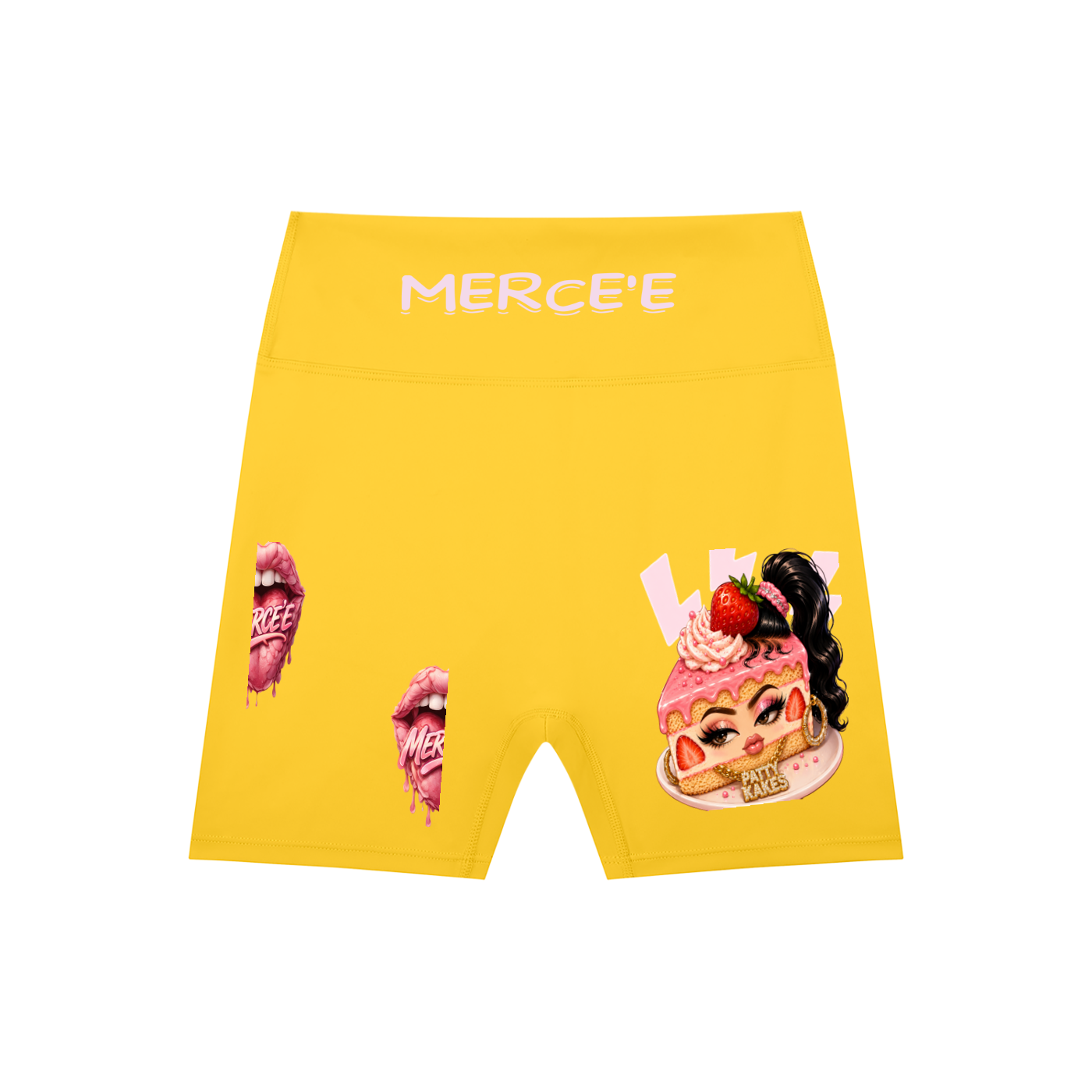 High-Waisted Blend Biker Shorts