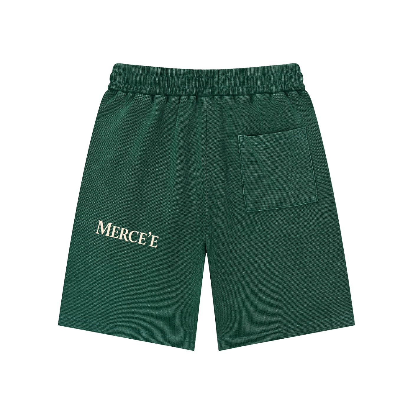 Mineral Wash Waffle Knit Shorts