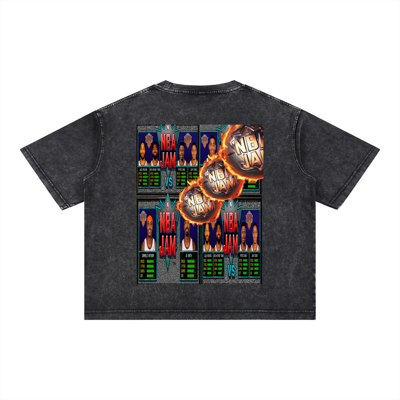 Mineral Wash Boxy Cotton T-Shirt