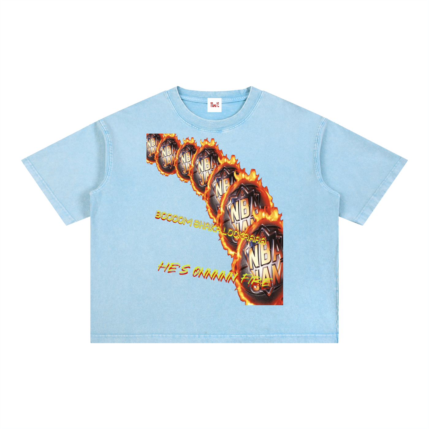 Mineral Wash Boxy Cotton T-Shirt