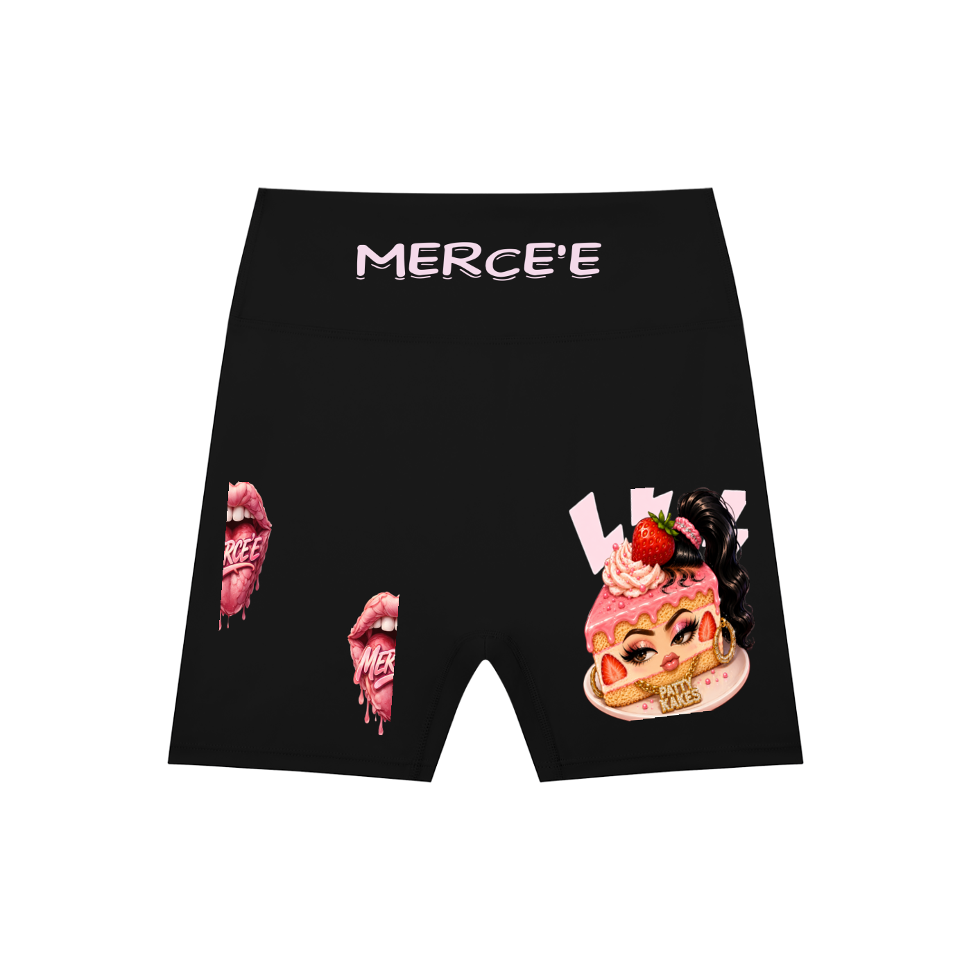 High-Waisted Blend Biker Shorts