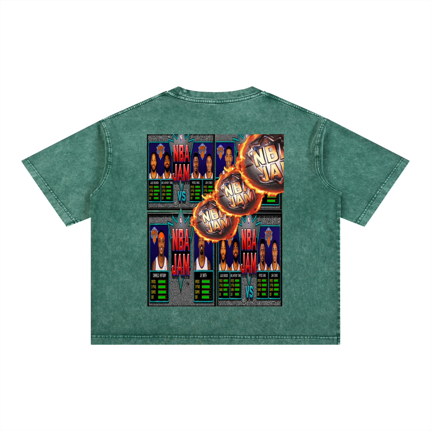 Mineral Wash Boxy Cotton T-Shirt