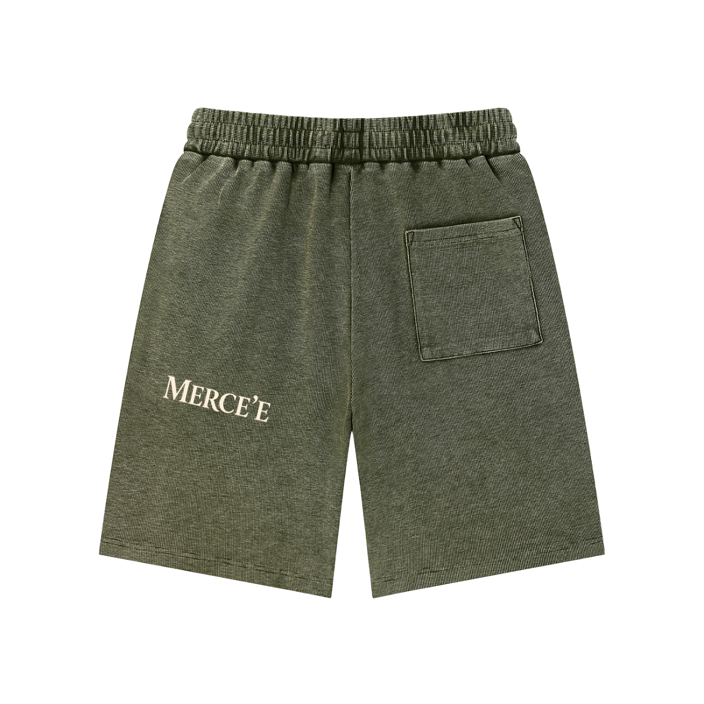 Mineral Wash Waffle Knit Shorts