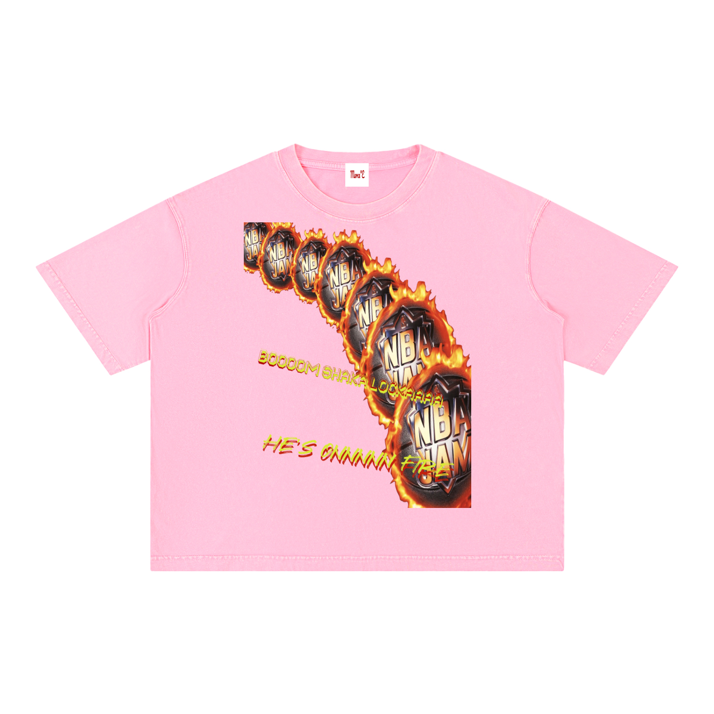 Mineral Wash Boxy Cotton T-Shirt