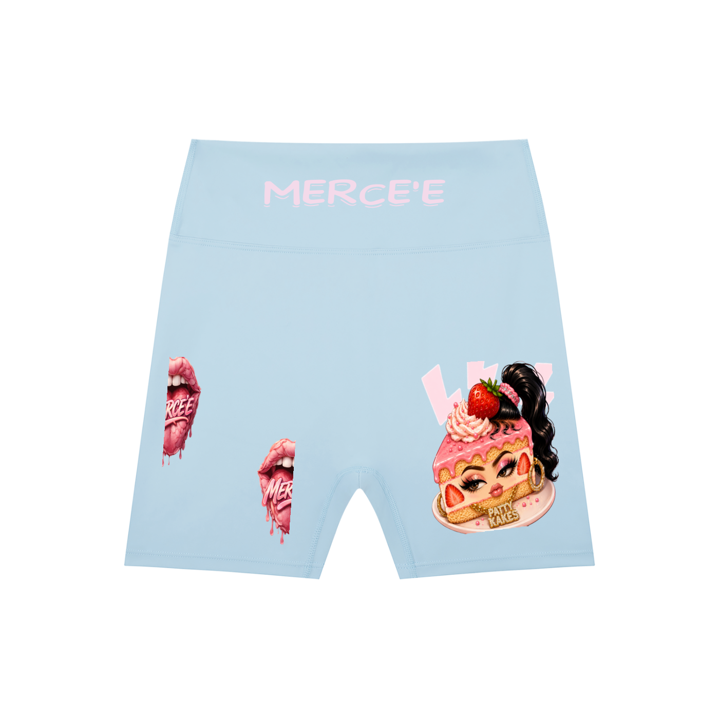 High-Waisted Blend Biker Shorts