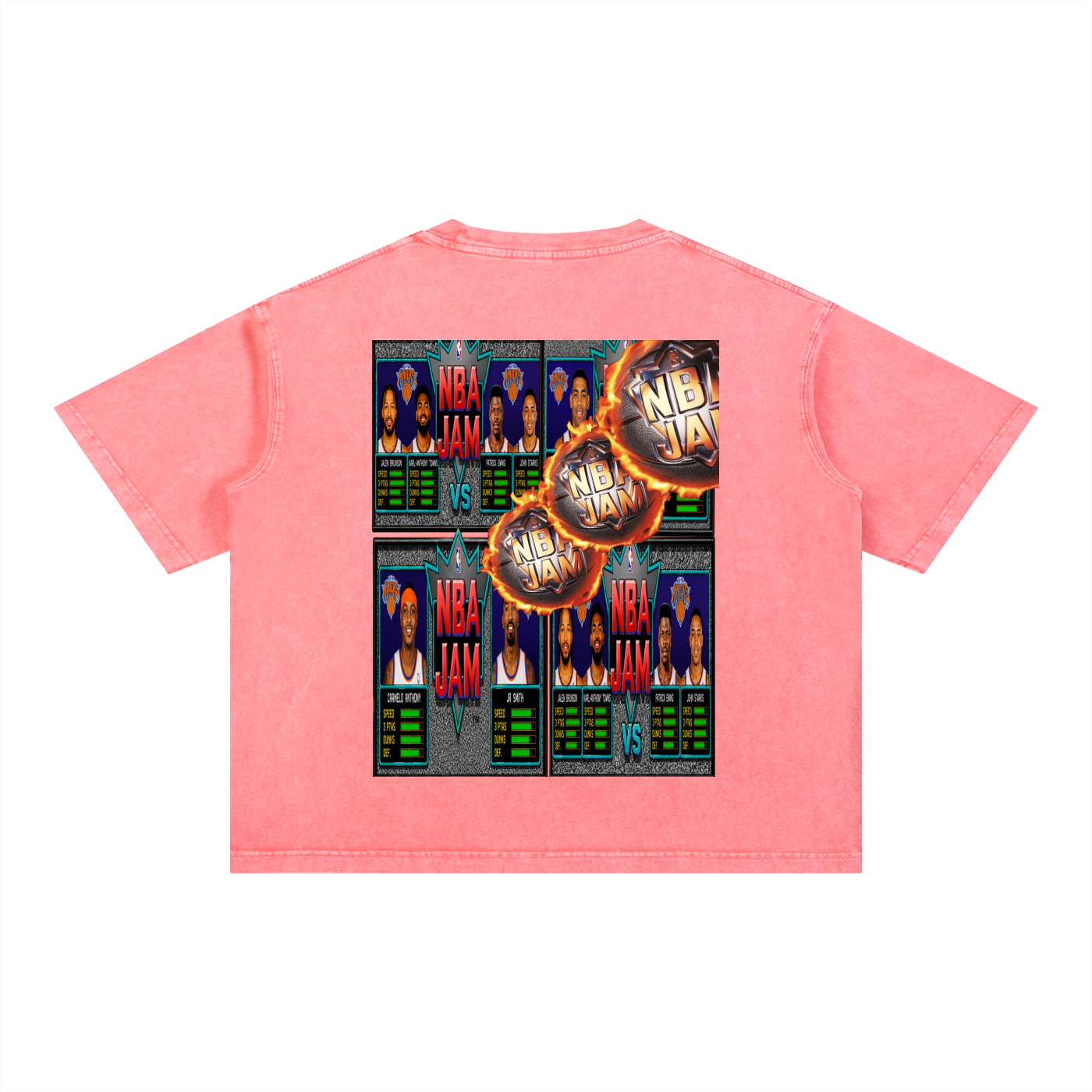 Mineral Wash Boxy Cotton T-Shirt