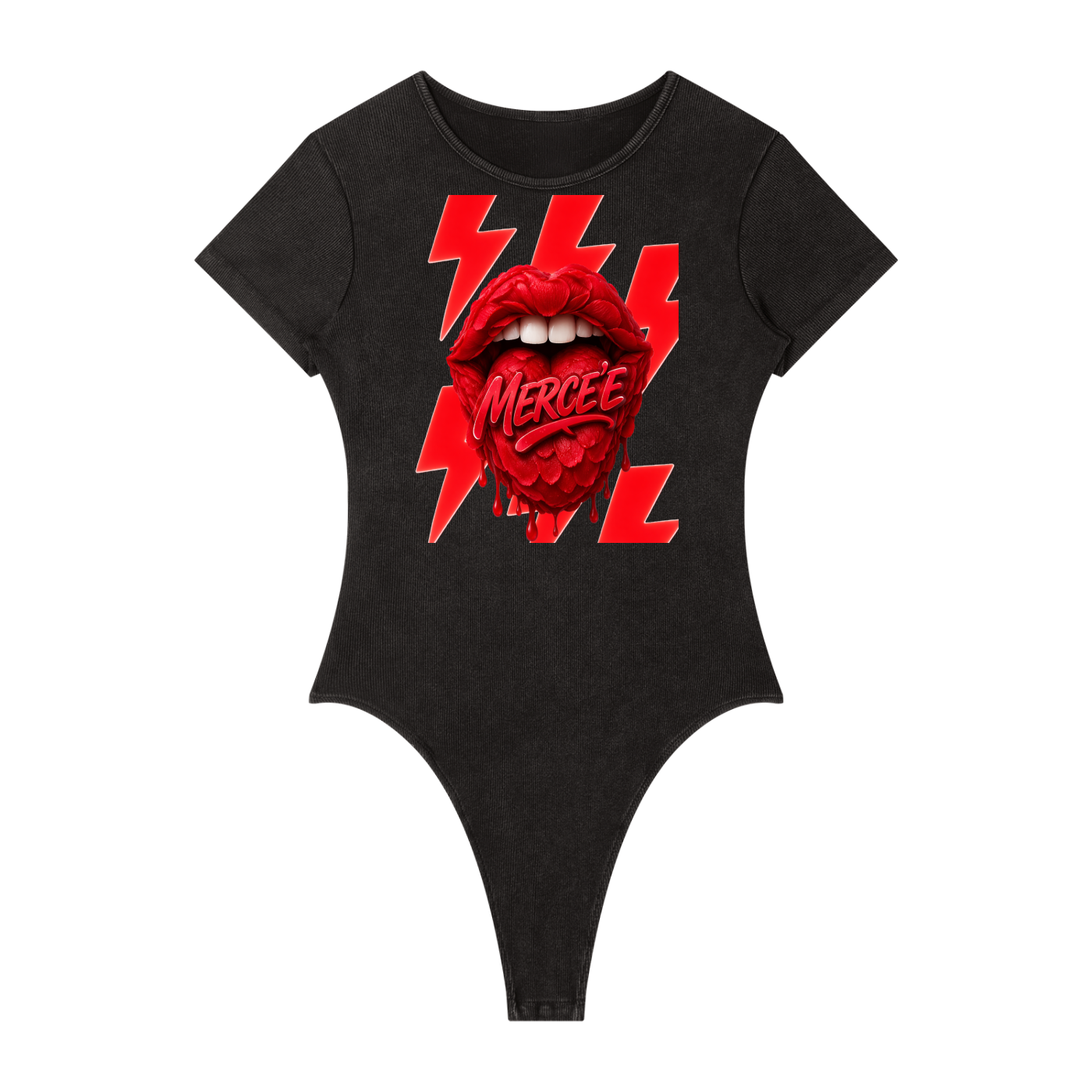 Women's Mineral Wash Crewneck Bodysuit