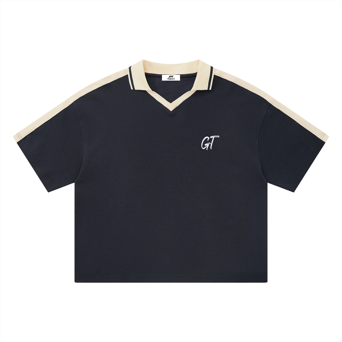 Unisex Color Block Polo Shirt