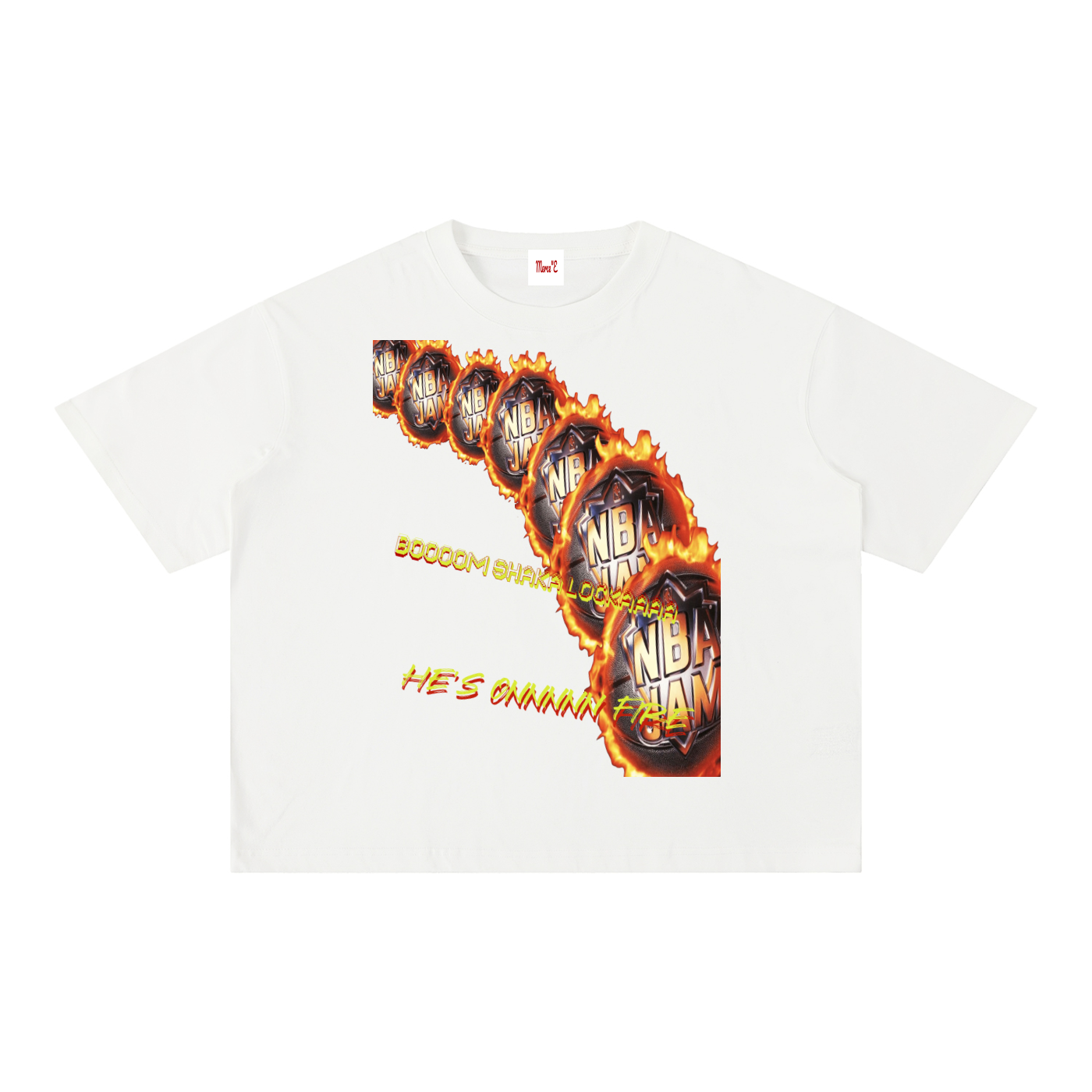Mineral Wash Boxy Cotton T-Shirt
