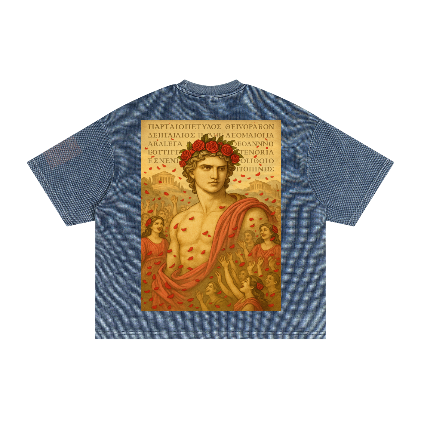 Textured Waffle Washed Boxy T-Shirt